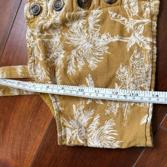 American Eagle Square Neck Crop Top Linen Cotton Blend Medium - Picture 5 of 6